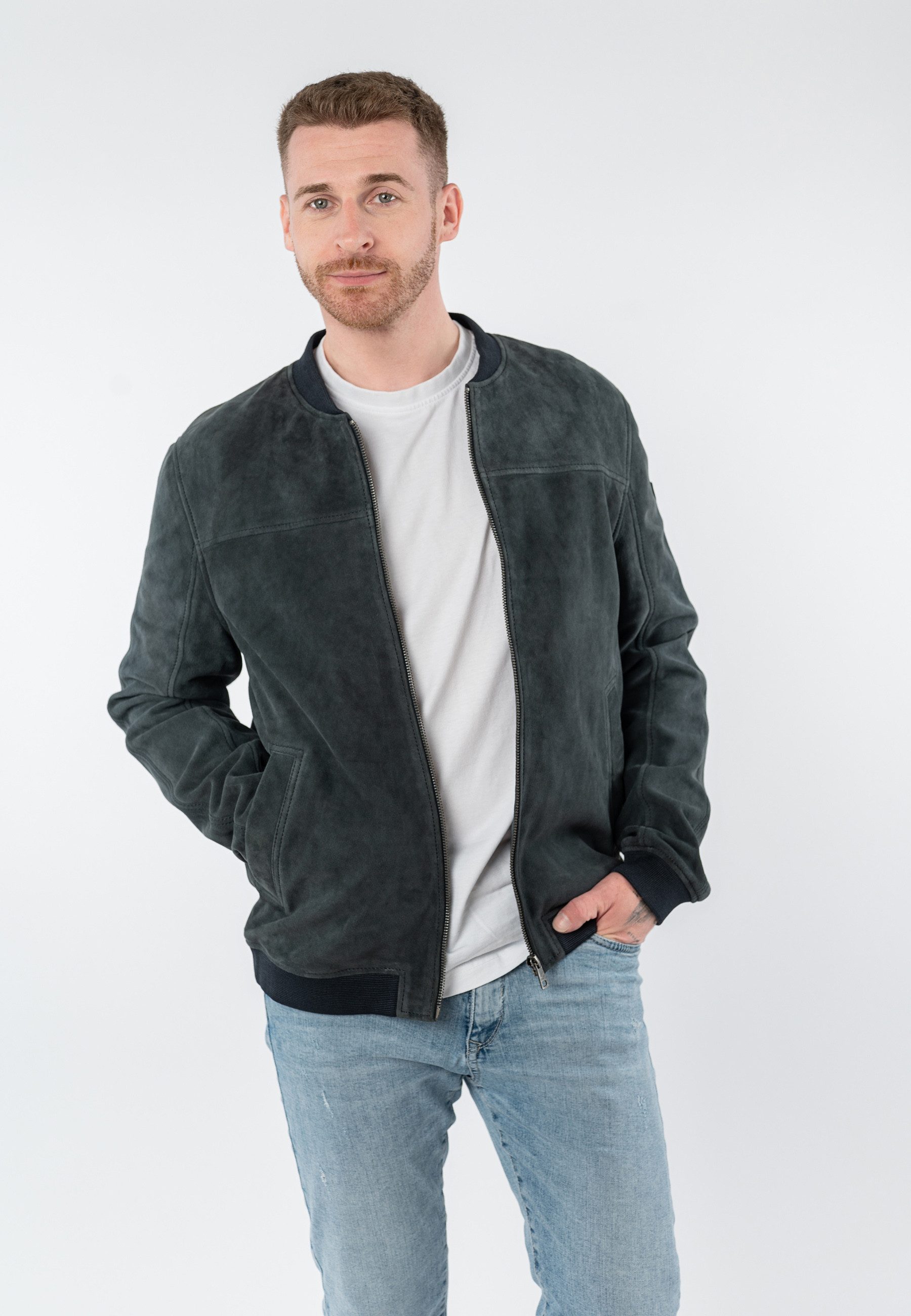 Mauritius Lederjacke MMSahol aus feinem Veloursleder