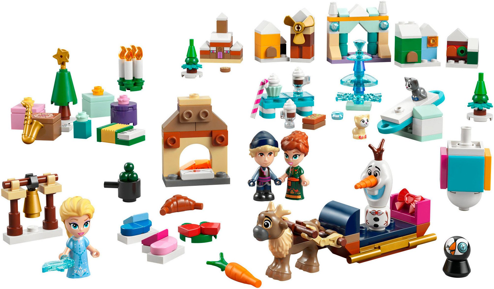 LEGO® Spielzeug-Adventskalender Spielbausteine, (43273), LEGO Disney günstig online kaufen