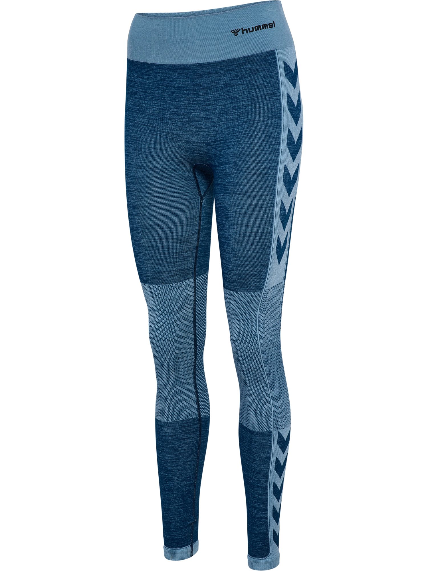 hummel Leggings HMLCLEA SEAMLESS MID WAIST TIGHTS dehnbarer Stoff, feuchtigkeitsableitendes Material, mit Mesh-Belüftung