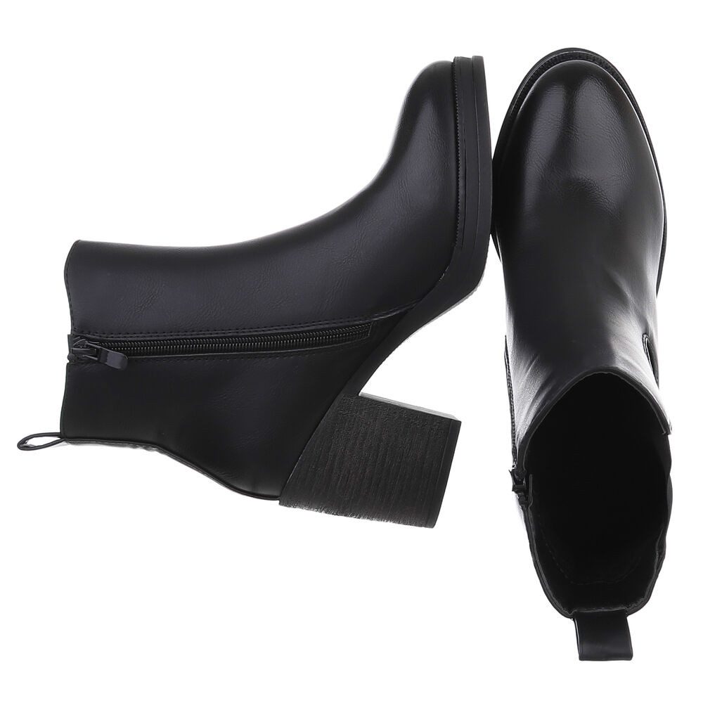 Ital-Design Stylischer Chelsea Boot mit Blockabsatz für Damen High-Heel-Sti günstig online kaufen