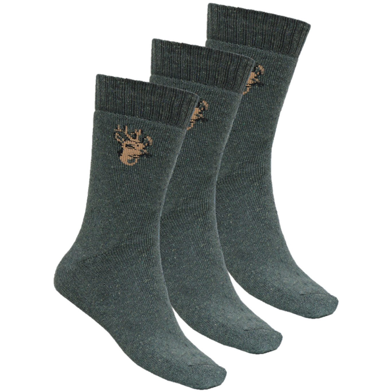 La Chasse® Wandersocken Jägersocken mit Motiv "Rehbock" im 3er-Pack Jagdsocken von Oefele NEU