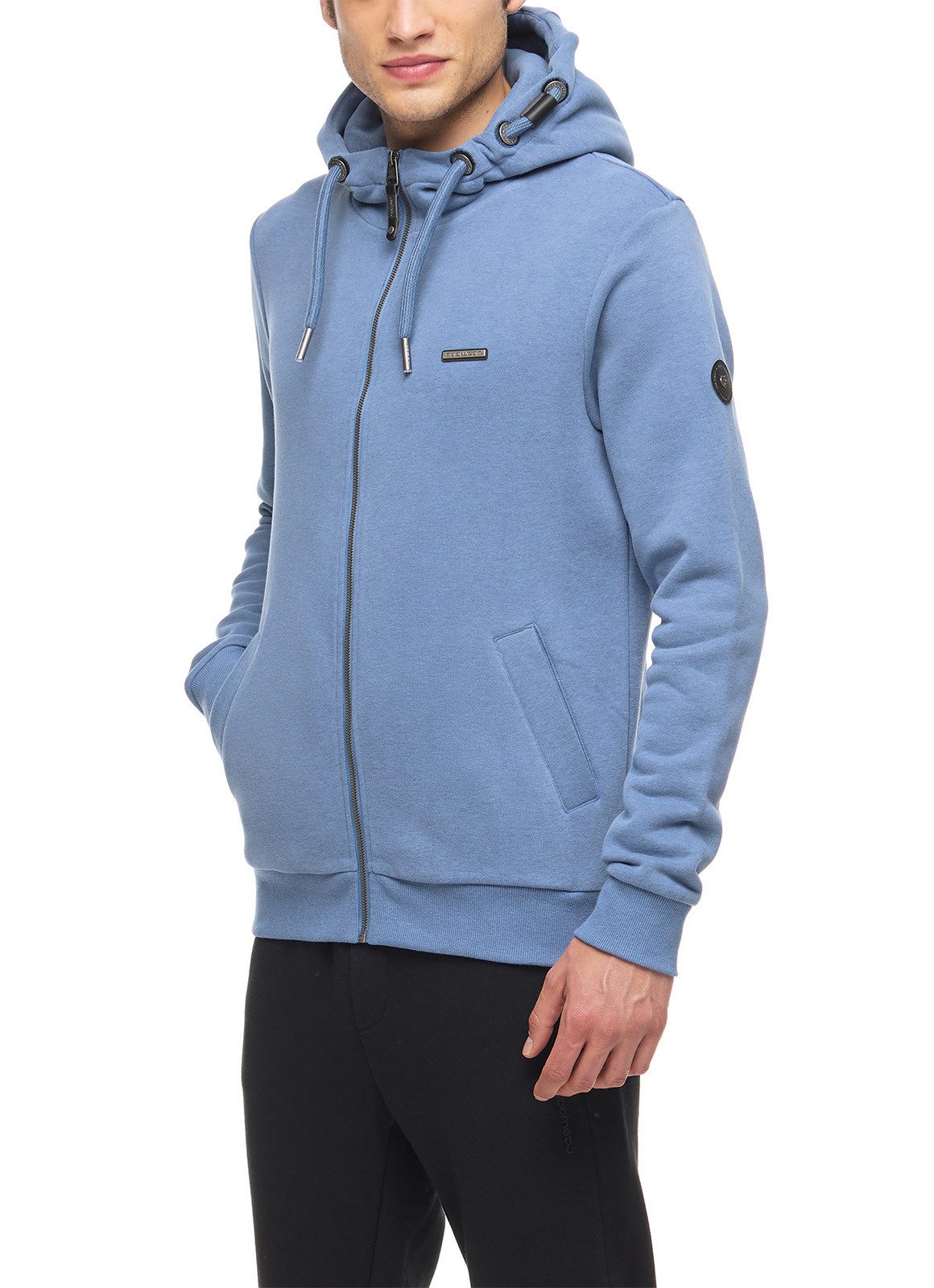 Kapuzensweatjacke Nate Zip Blue XL