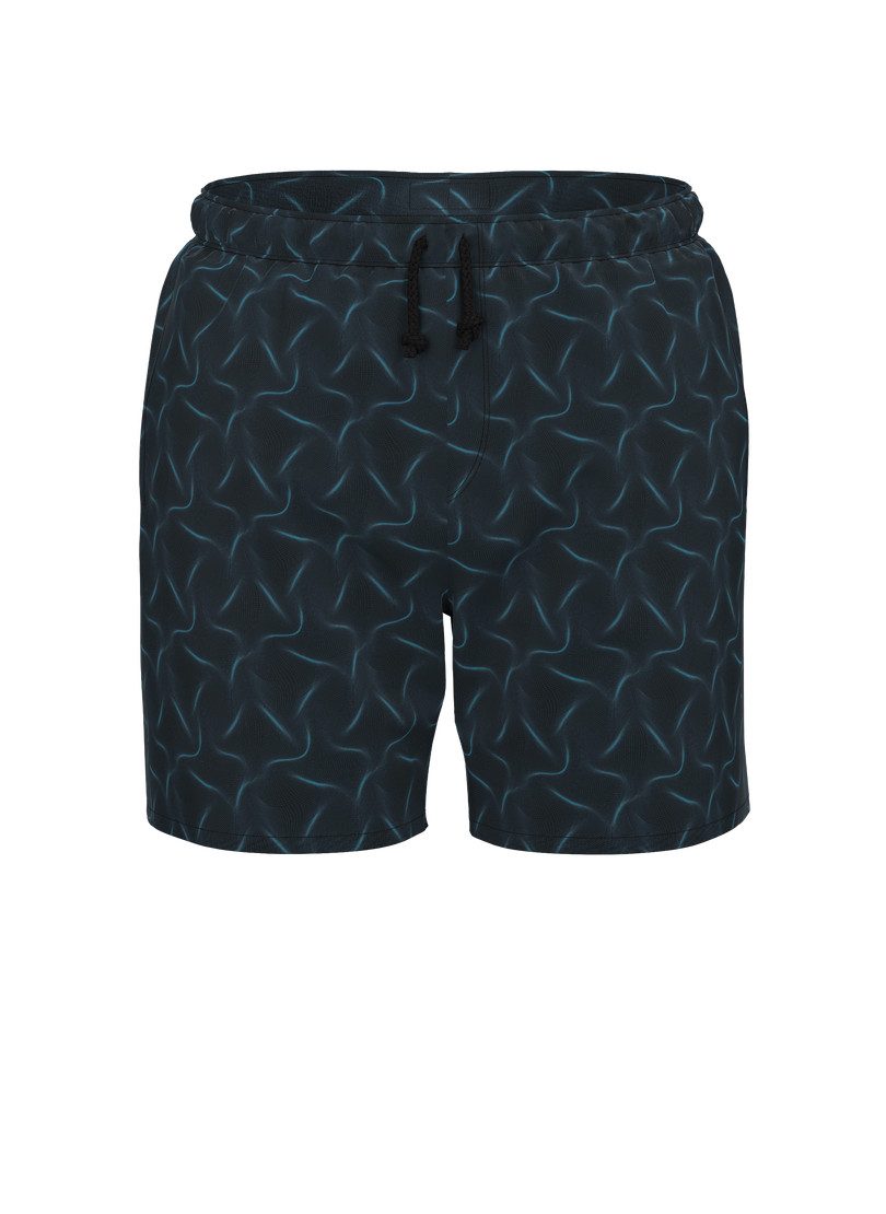 Trigema Shorts TRIGEMA Bade-/Freizeitshorts mit Druckmotiv (1-tlg)