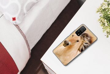 MuchoWow Handyhülle Pferde - Tiere - Mähne - Porträt, Phone Case, Handyhülle Xiaomi Mi 10T, Silikon, Schutzhülle