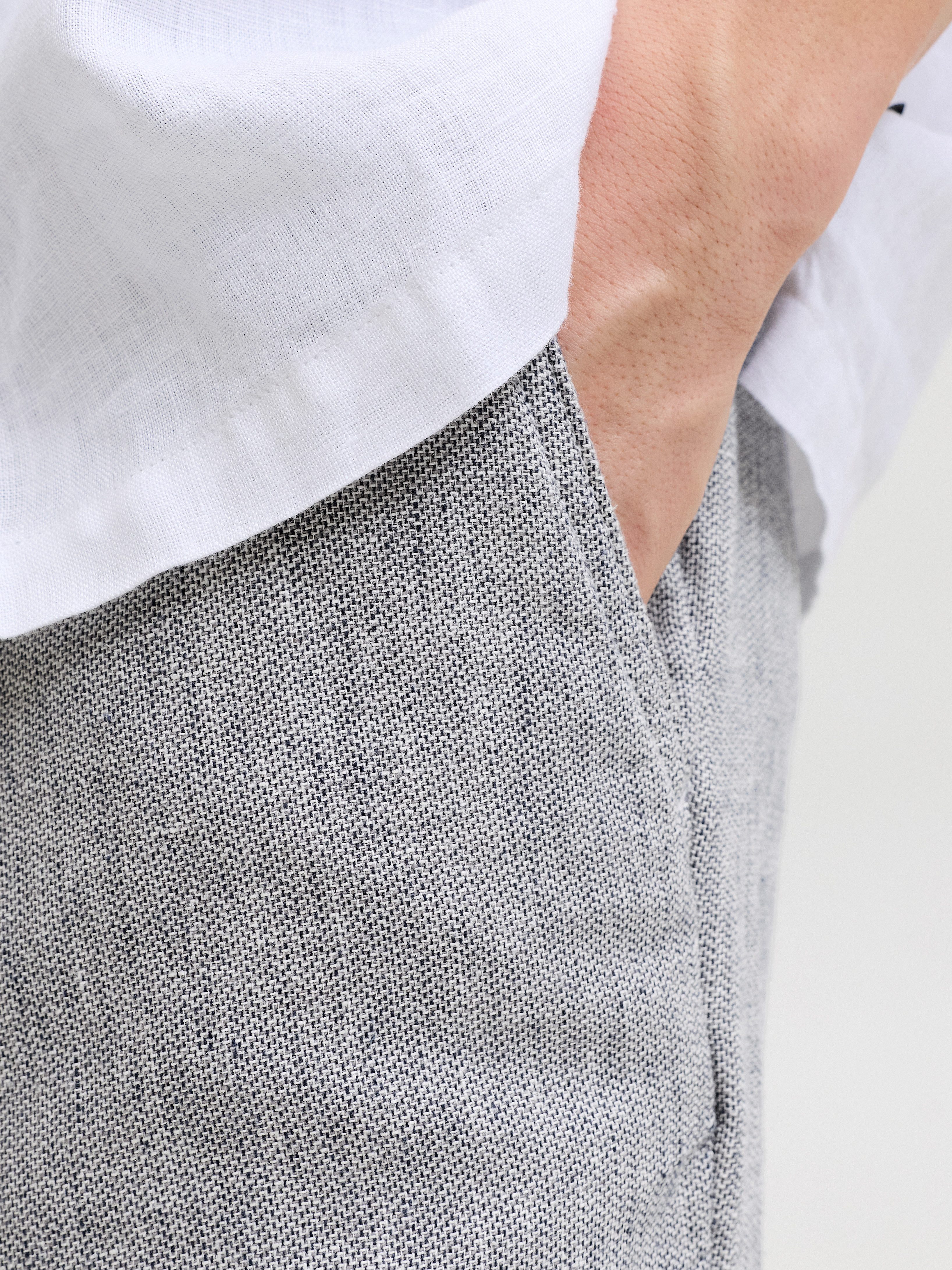 Jack & Jones Chinoshorts JPSTACE MYKONOS LINEN BLEND SHORTS SRT