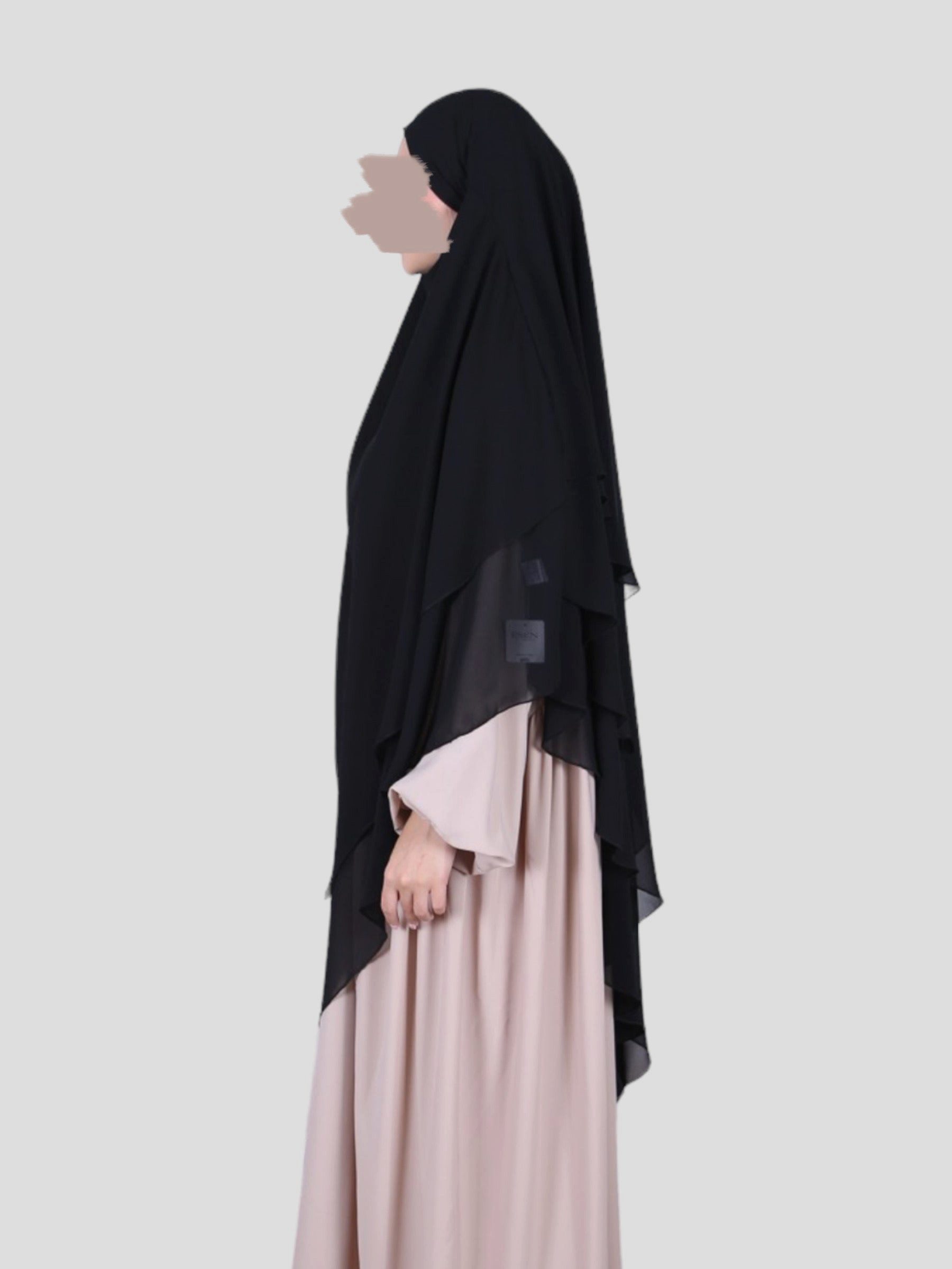Aymasal Kopftuch Dreilagiger Khimar Chiffon Khumur günstig online kaufen