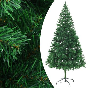 vidaXL Künstlicher Weihnachtsbaum Künstlicher Weihnachtsbaum mit LEDs Kugeln 210 cm 910 Zweige
