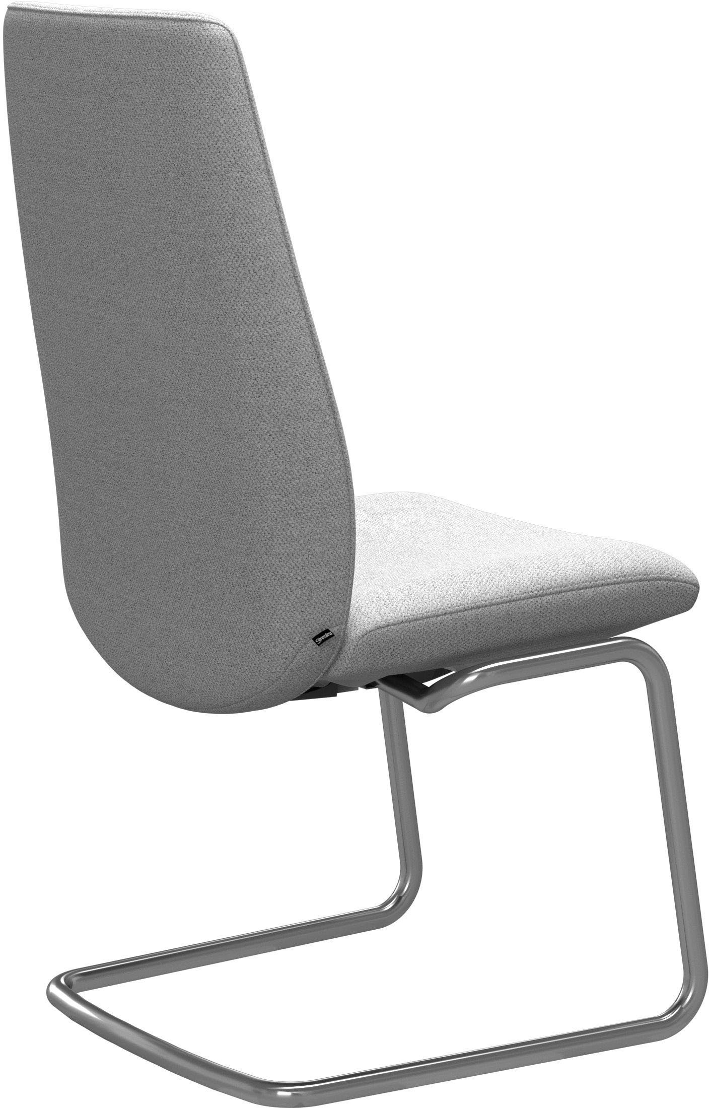 Stressless® Polsterstuhl Größe High Stahl Laurel, aus Back, L, in mit Beinen Chrom glänzend