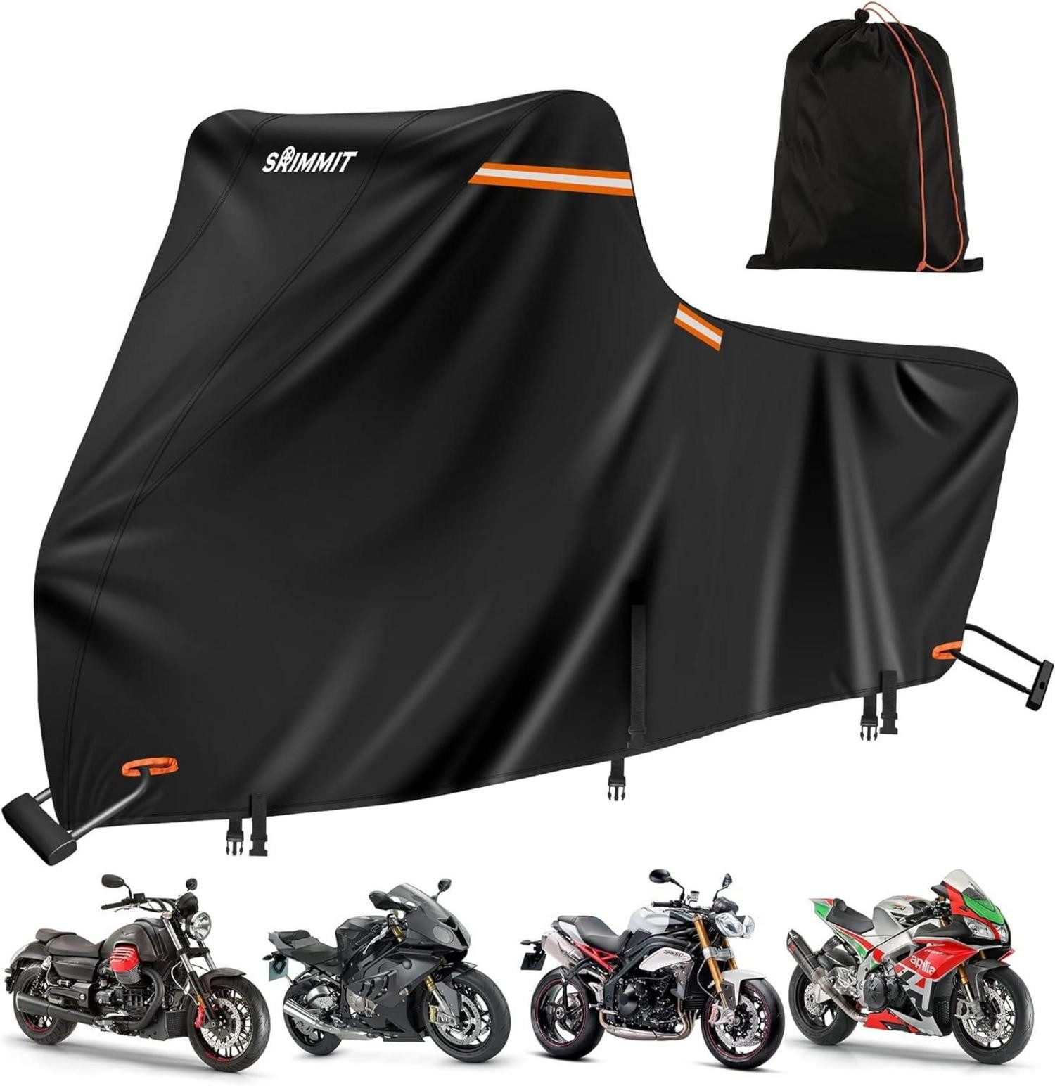 Autoplane Motorradabdeckung 420D wasserdicht strapazierfähig Touring-Modelle