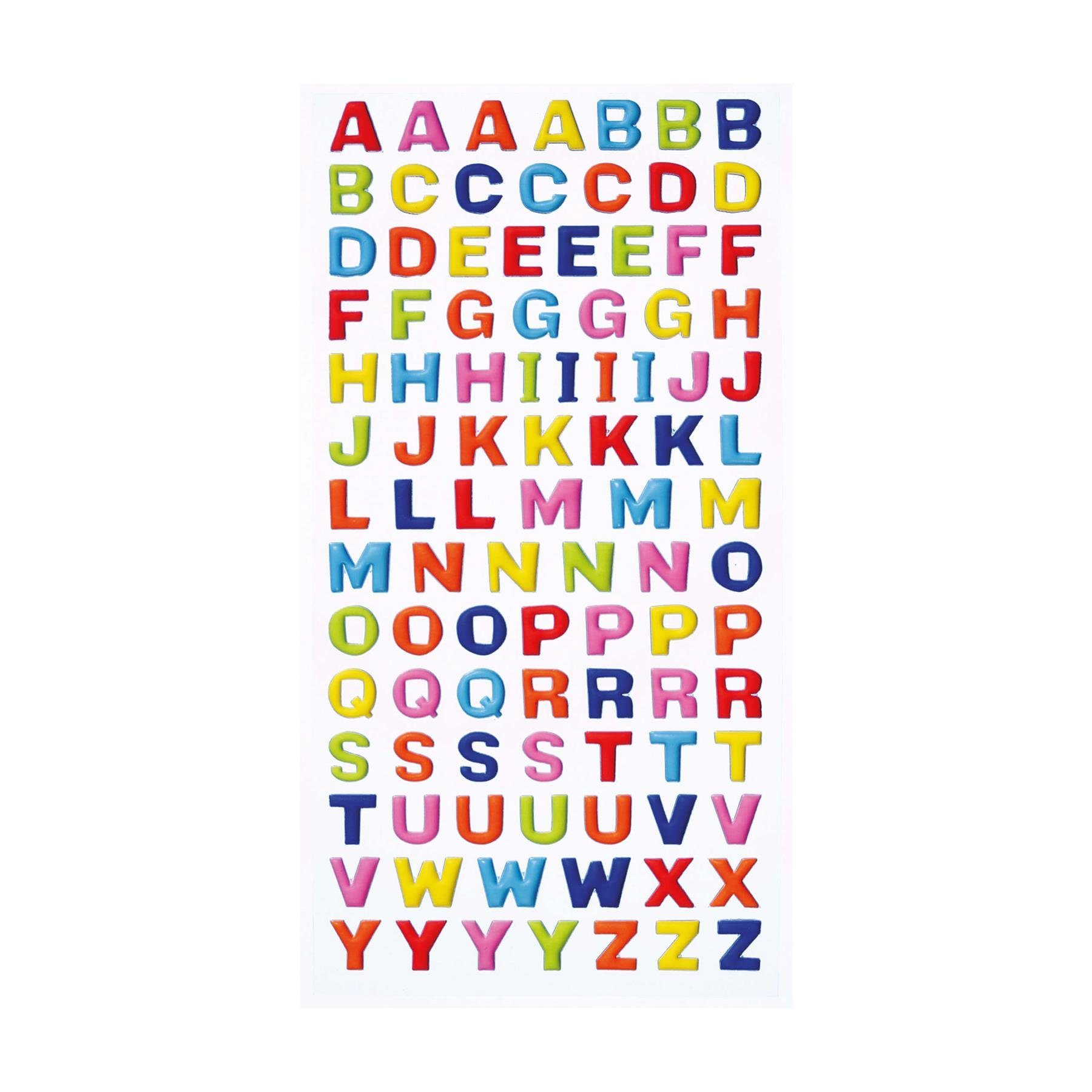 Roth Schultüte Roth Soft-Sticker ABC, 10x20cm, 98 Teile