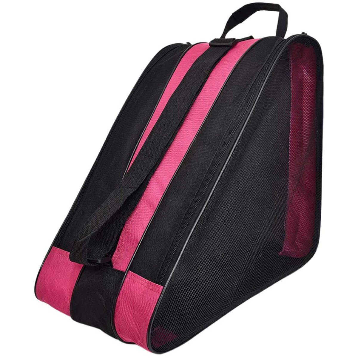 Jormftte Sporttasche Rollschuh-Tasche Unisex für Eishockey Schlittschuhe Rosa