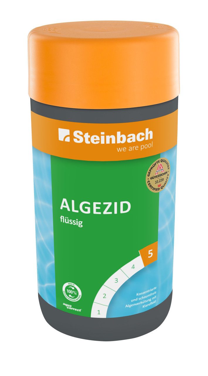 Steinbach Poolpflege Steinbach Poolpflege Algezid 1 L, Algenverhütung