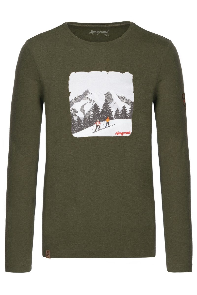 Trachtenshirt Longsleeve Herren - ALPRECHTALM - helloliv