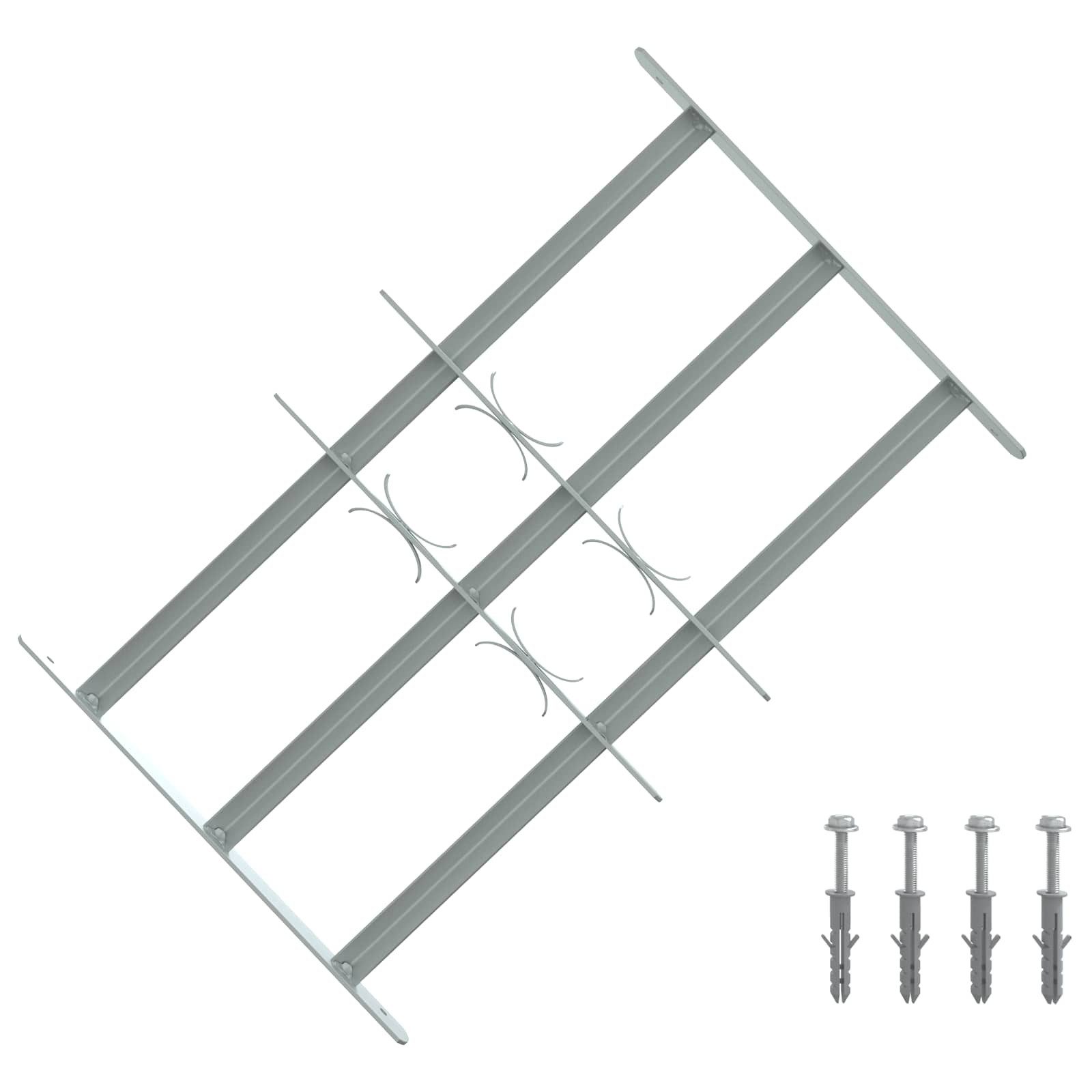 vidaXL Fenster Sicherheitsgitter für Fenster mit 3 Querstangen 3 pcs, (3 St)