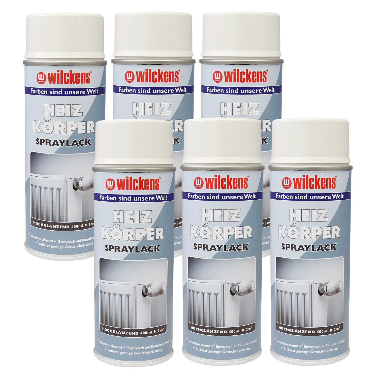 ARLI Heizungskellerfarbe ARLI Set: Heizkörper Lackspray weiß hochglänzend S günstig online kaufen