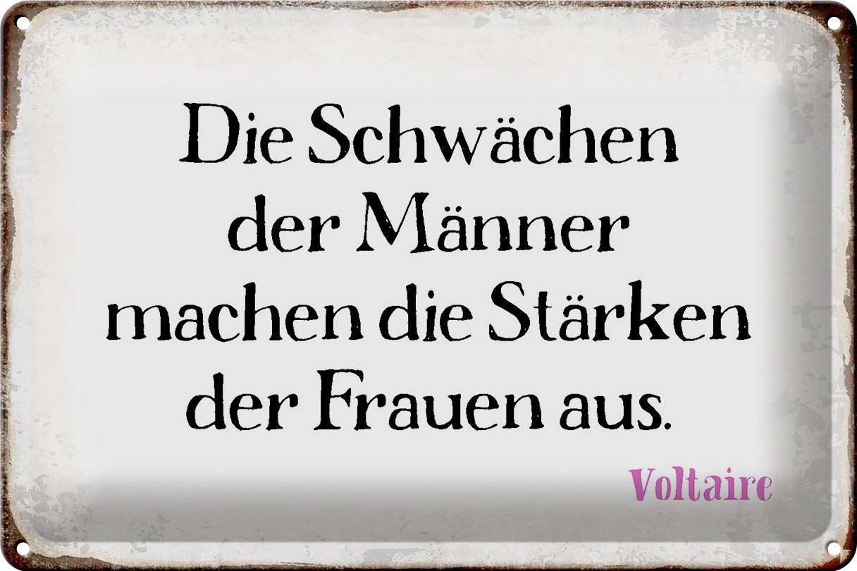 Hebold Metallschild Schild Blech 30x20cm Made in Germany Spruch