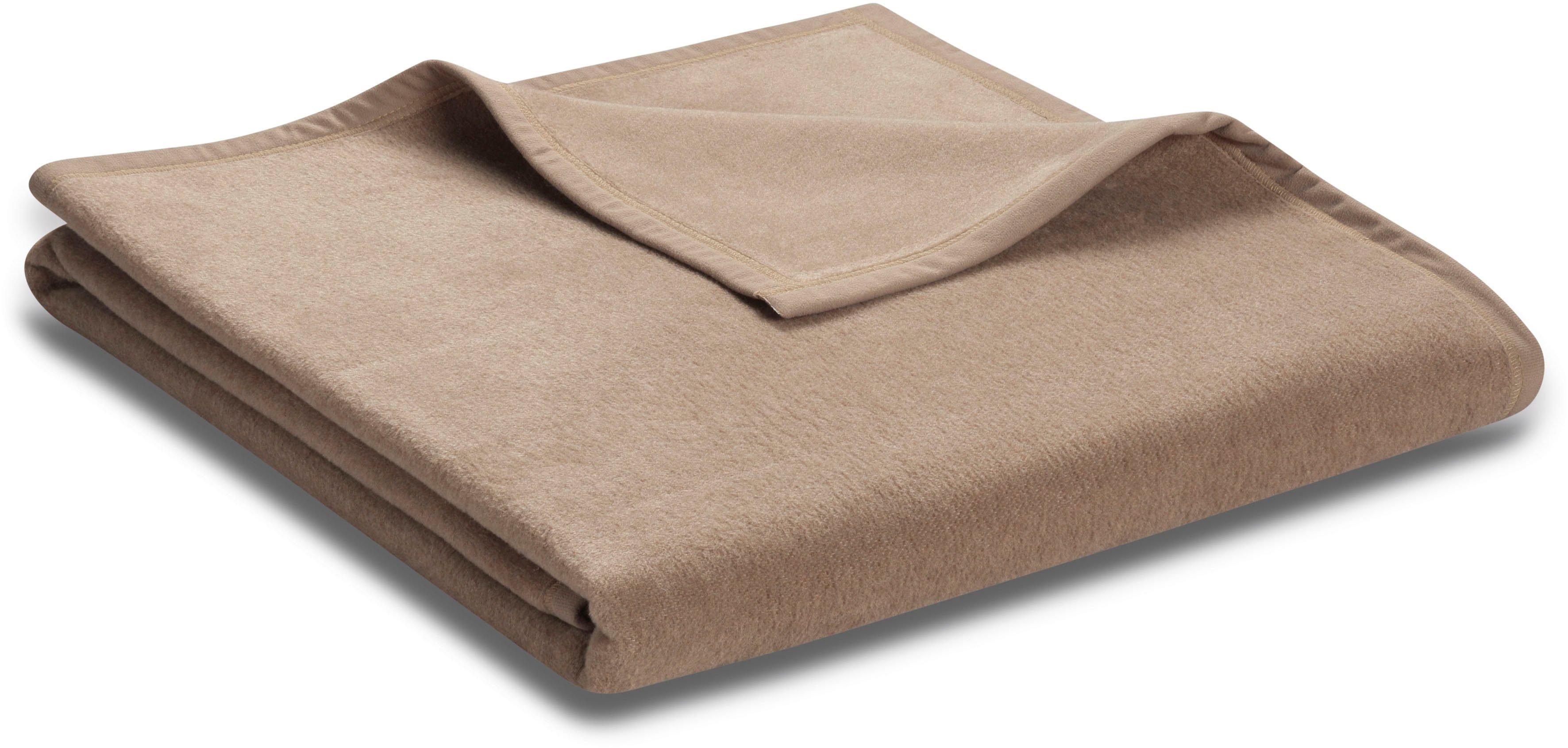 Wohndecke Unicolour, einfarbig, 50% recycled, Biederlack, in vielen Farben