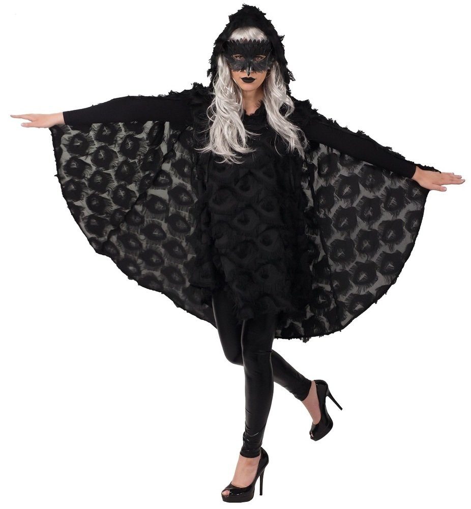 Orlob Kostüm »Rabe Kostüm für Damen - Vogel Cape Kostümkleid Schwarz«  online kaufen | OTTO