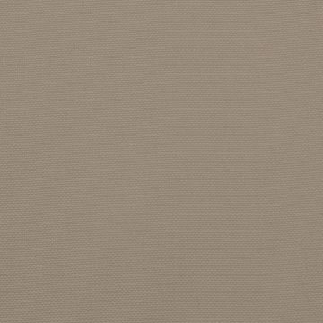vidaXL Sitzauflage Sonnenliegen-Auflage Taupe 200x70x3 cm Oxford-Gewebe, (1 St)