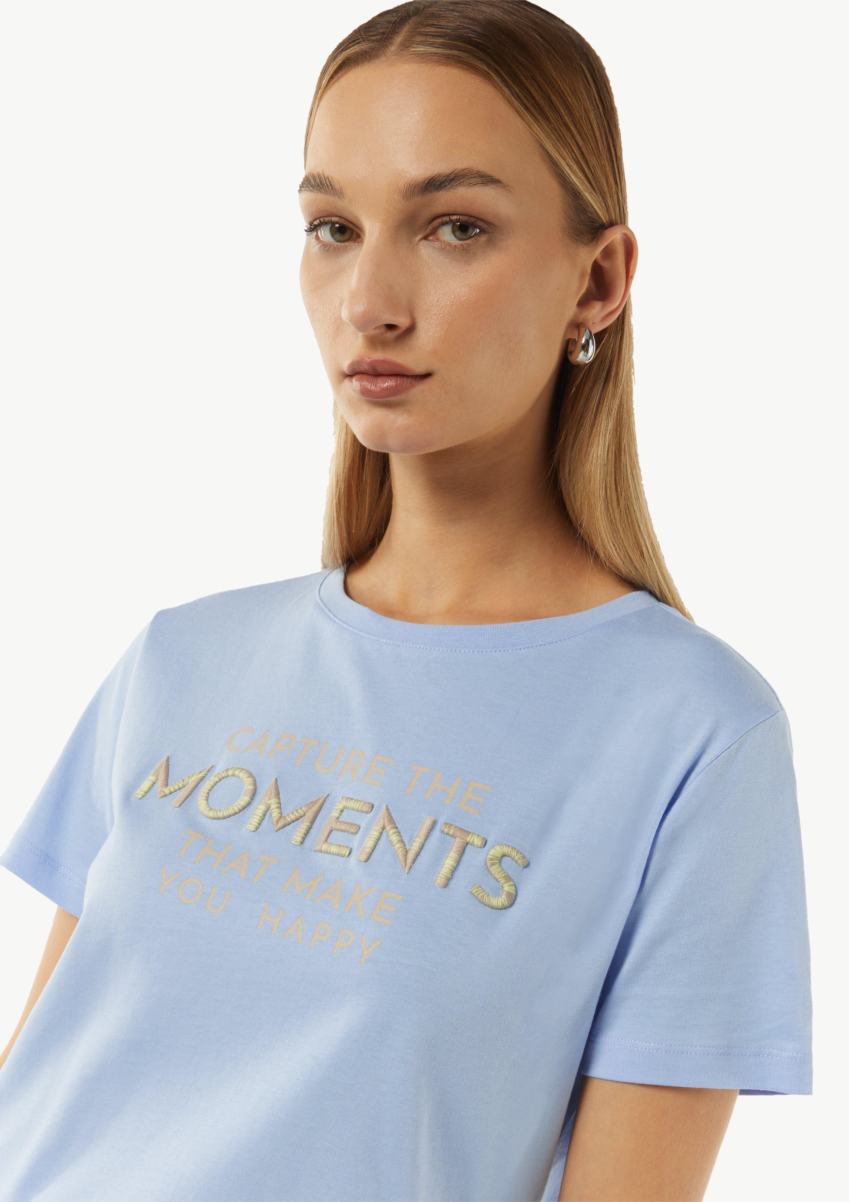 comma casual identity Kurzarmshirt Modisches T-Shirt günstig online kaufen