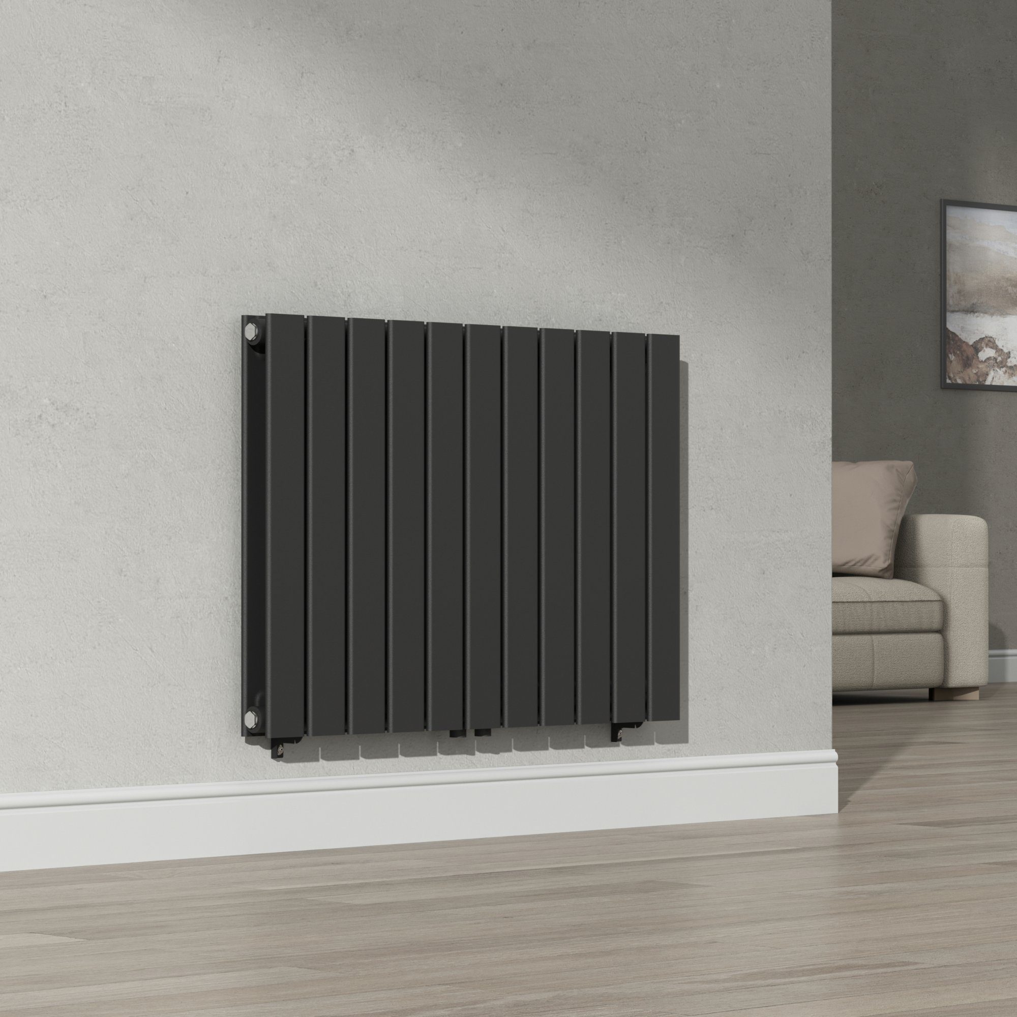 neu.haus Designheizkörper, »Nore« Flachheizkörper 60x80cm Doppellagig günstig online kaufen