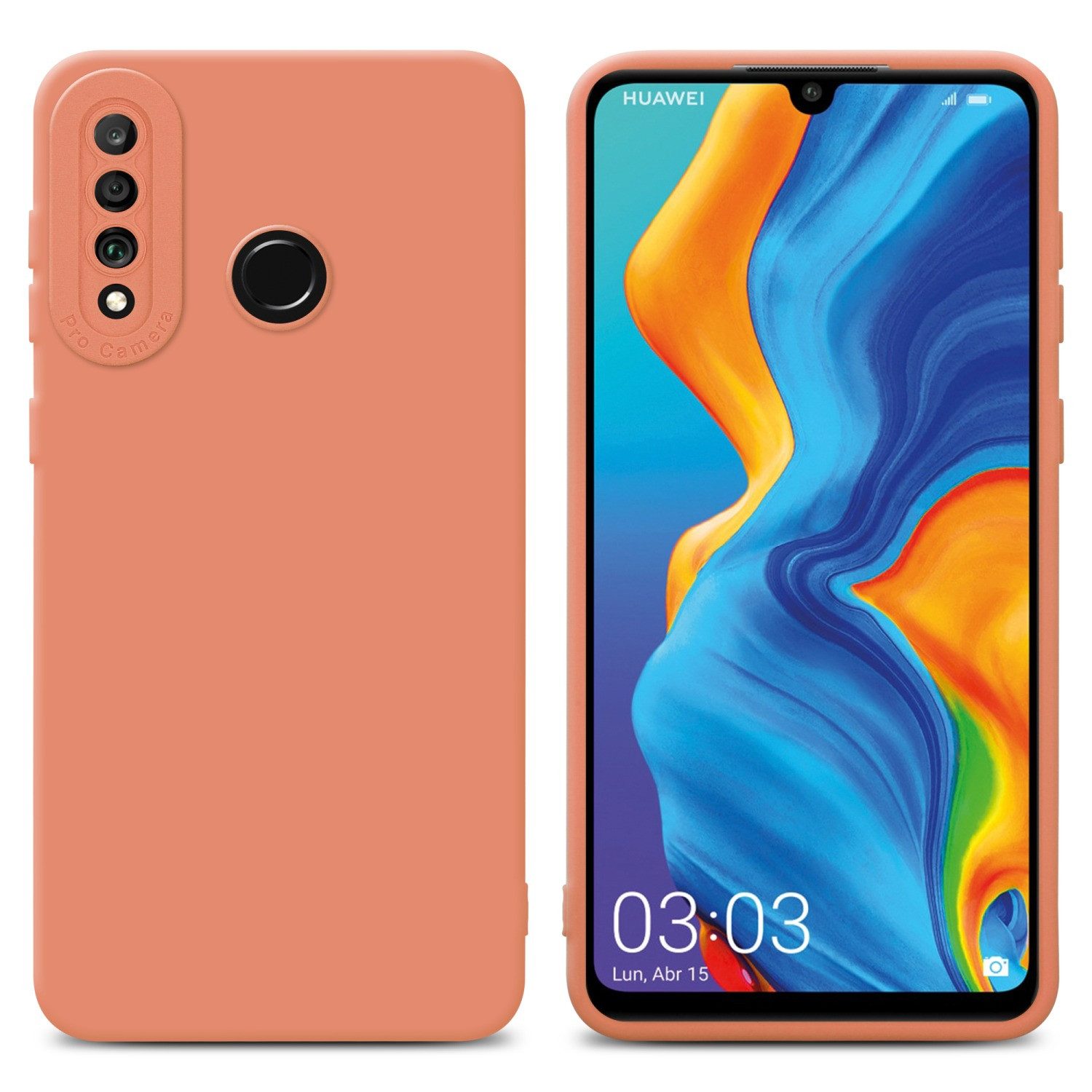 Cadorabo Handyhülle für Huawei P30 LITE Hülle Huawei P30 LITE, Hülle Schutzhülle TPU Silikon Case Cover