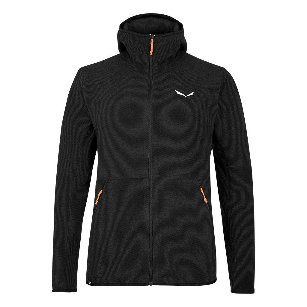 Fleecejacke Nuvolo mit Kapuze (warm, atmungsaktiv) schwarz Herren