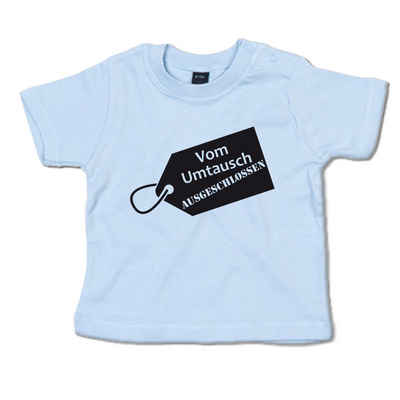 G-graphics T-Shirt Vom Umtausch ausgeschlossen mit Spruch / Sprüche / Print / Aufdruck, Baby T-Shirt