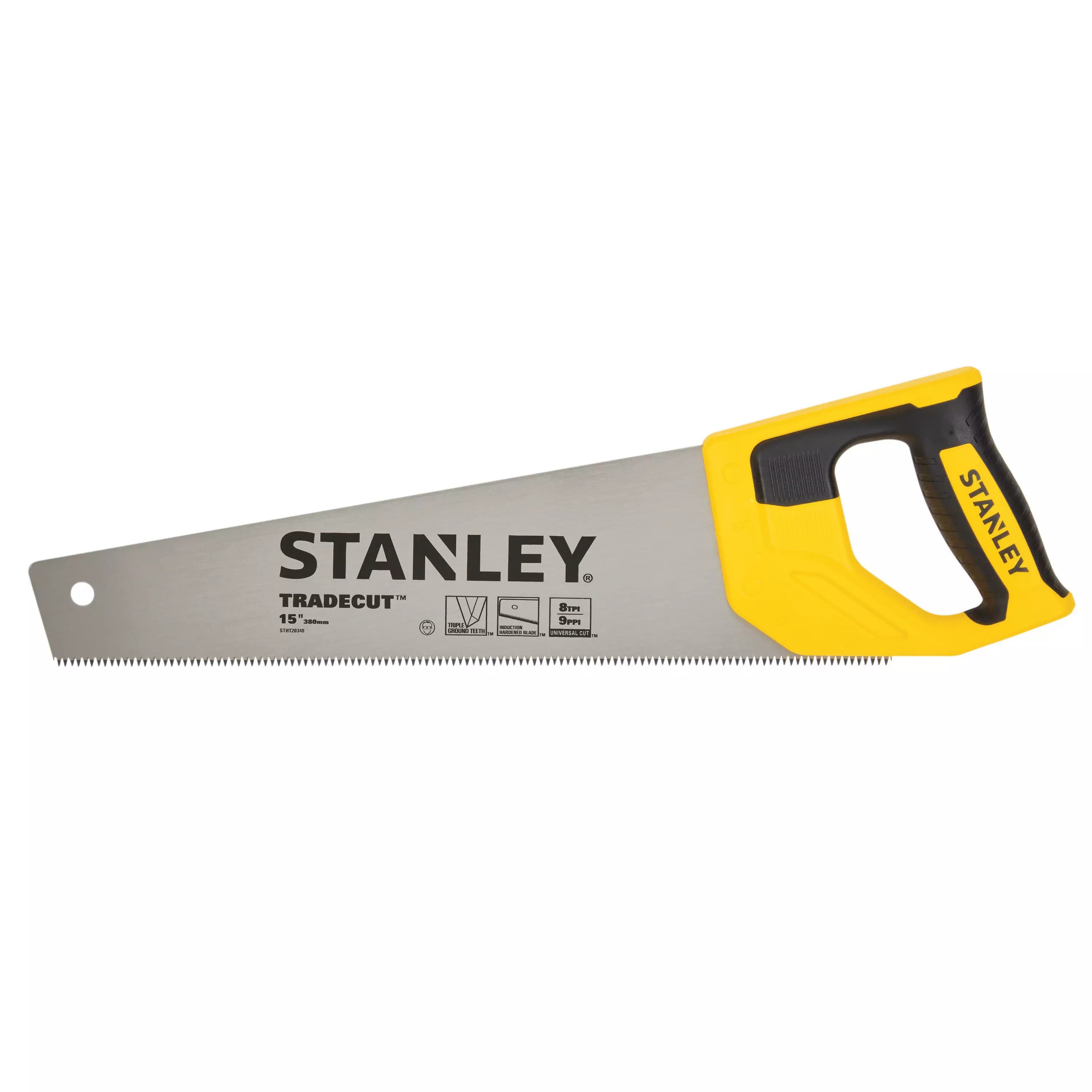 STANLEY Handsäge Fuchsschwanz STANLEY BLACK+DECKER TradeCut 7 Zähne/Zoll 375 mm