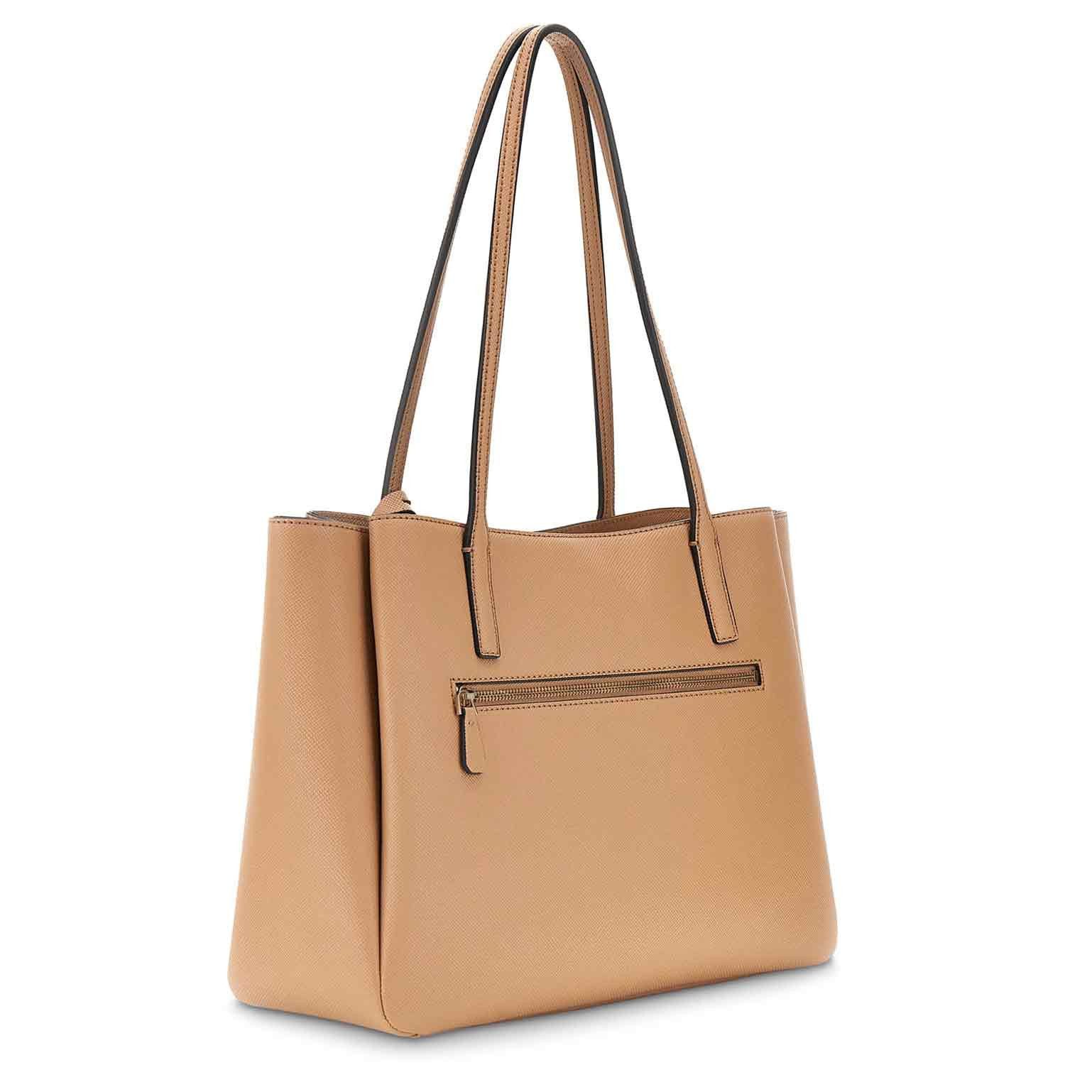 Guess Umhängetasche GUESS Shopper Noelle II Tech Tote beige (1, 1-tlg., 1)