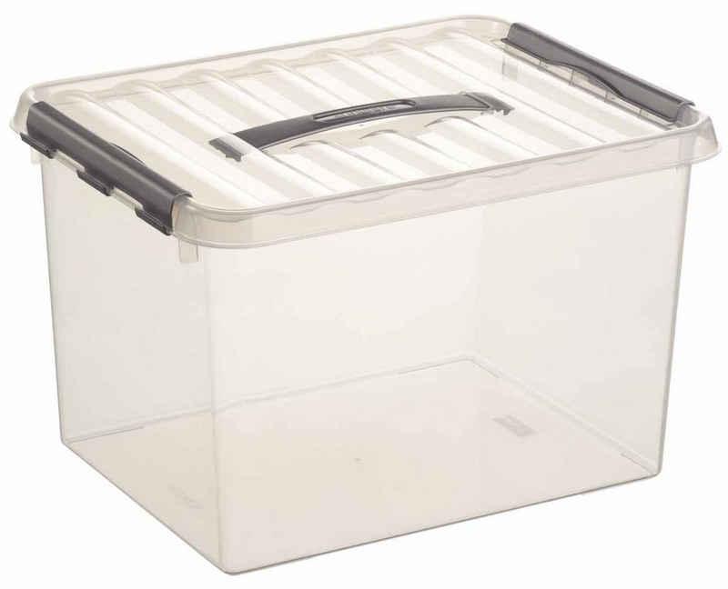 Sunware Aufbewahrungsbox Q-Line Box transparent 22 Ltr.