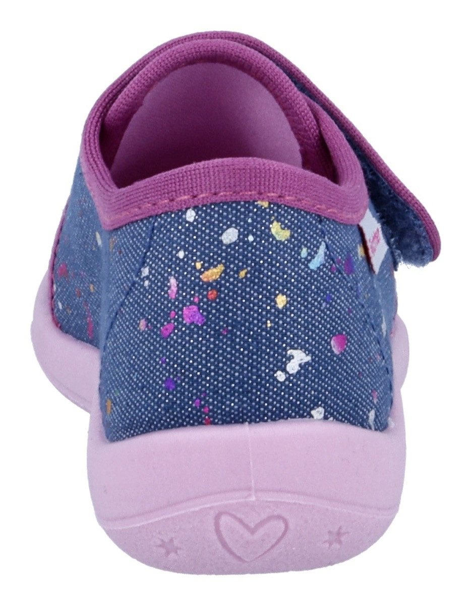 Richter Mia WMS: Mittel Hausschuh Kindergartenschuhe mit WMS, Größenschablone zum Download – Bild 4 von 5