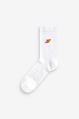 Next Kurzsocken Söckchen mit Stickerei im 5er-Pack (1-Paar)