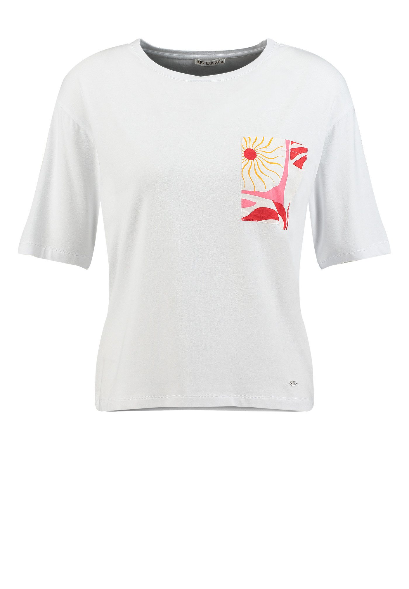 Key Largo T-Shirt WT VANILLA round (1er)