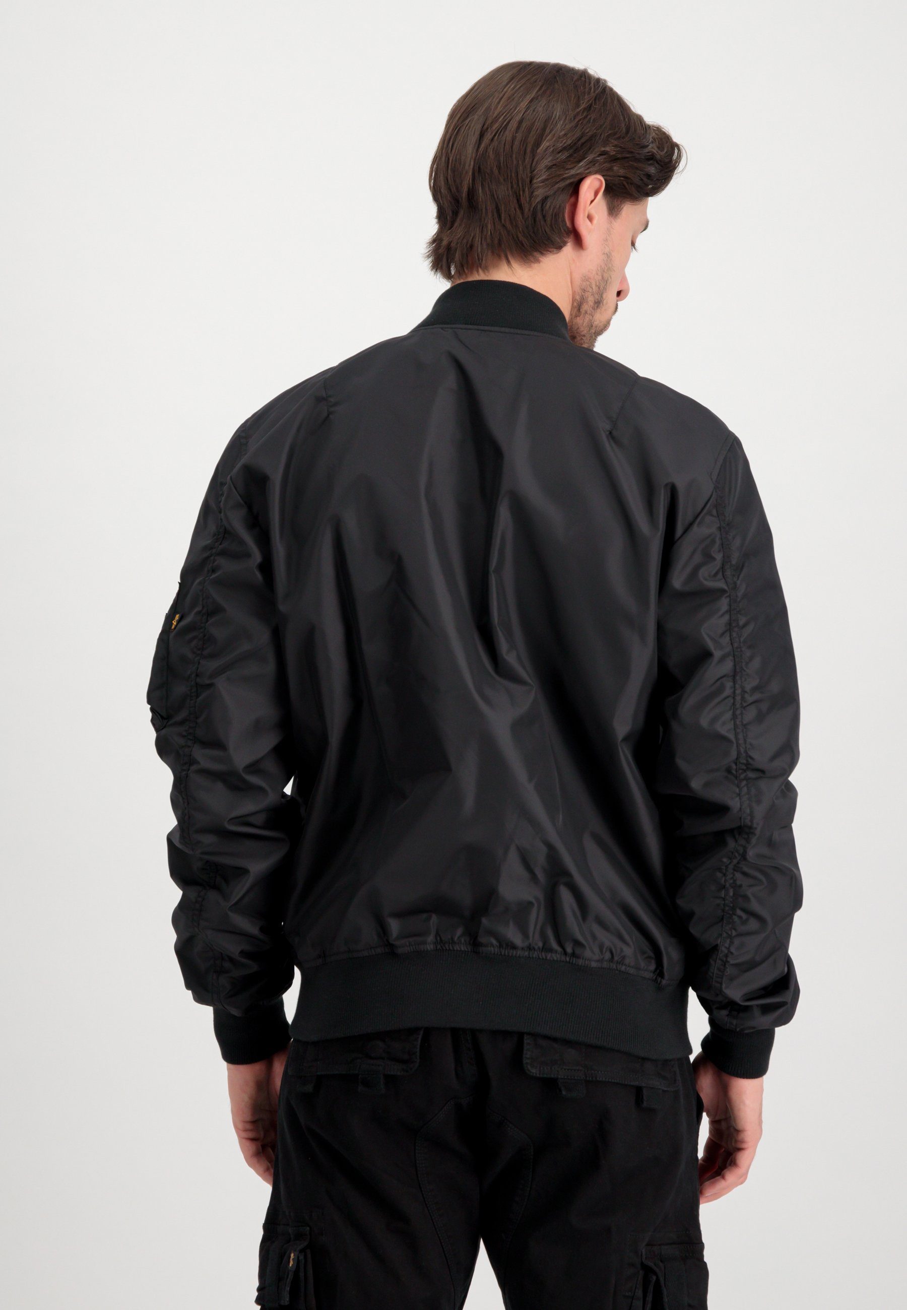 Industries & Men Alpha Bomber Bomberjacke Flight black - Alpha Industries Jackets