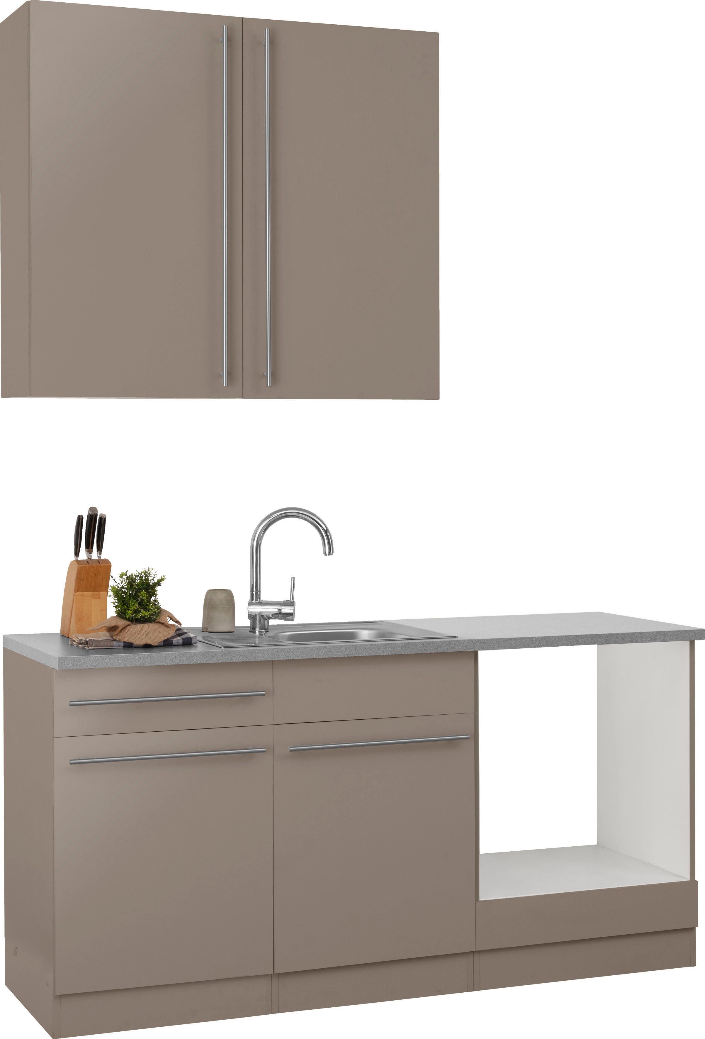 wiho Küchen Küchenzeile Chicago, wahlweise mit E-Geräten, Breite 160 cm