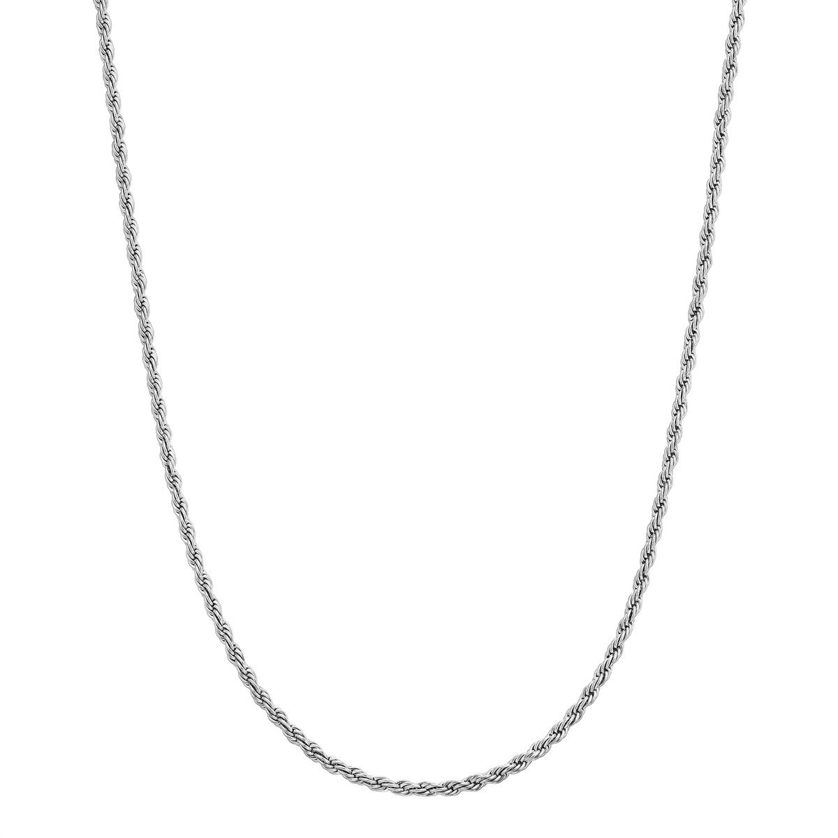 Edelstahlkette silber