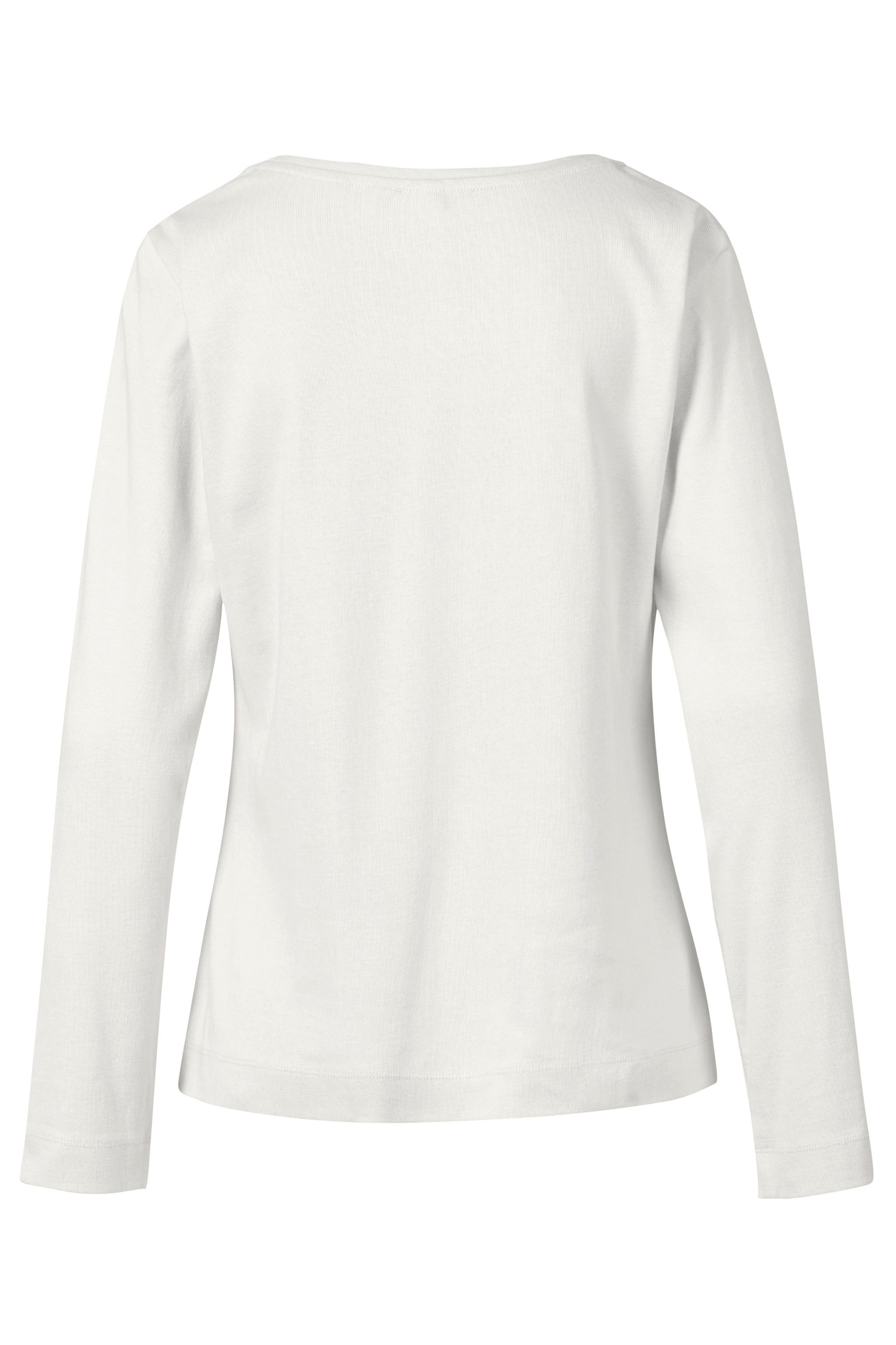 Himalaya Clothing Langarmshirt Basic Damen Shirt langarm "Alma" aus Feinrippjersey in Bio-Baumwolle Elegantes Longsleeve mit hohem Tragekomfort