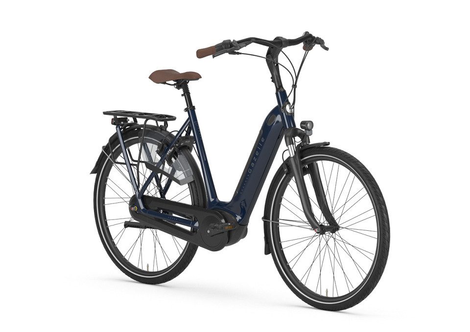 Gazelle E-Bike Gazelle Arroyo C7+ Elite 500 Wh Damen blau 2025, 7 Gang Shimano Nexus 7 Gänge Bremsnabe, Nabenschaltung, Bosch Active Line Plus smart System, 500 Wh