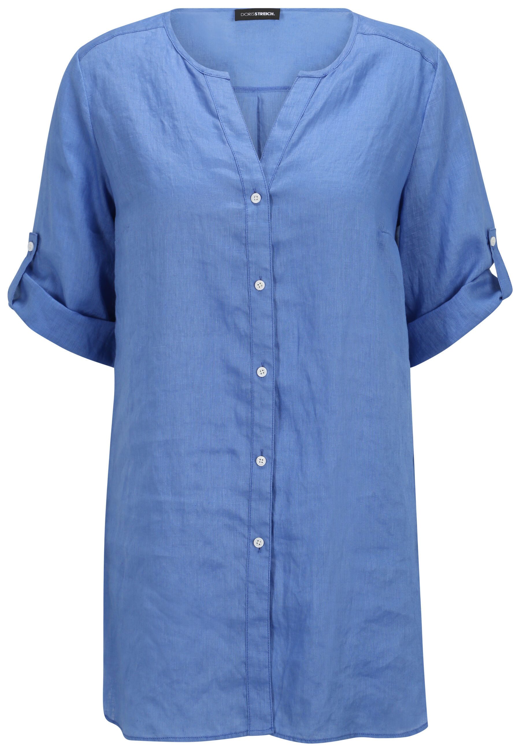 Doris Streich Klassische Bluse mit verlängerter Rückenpartie