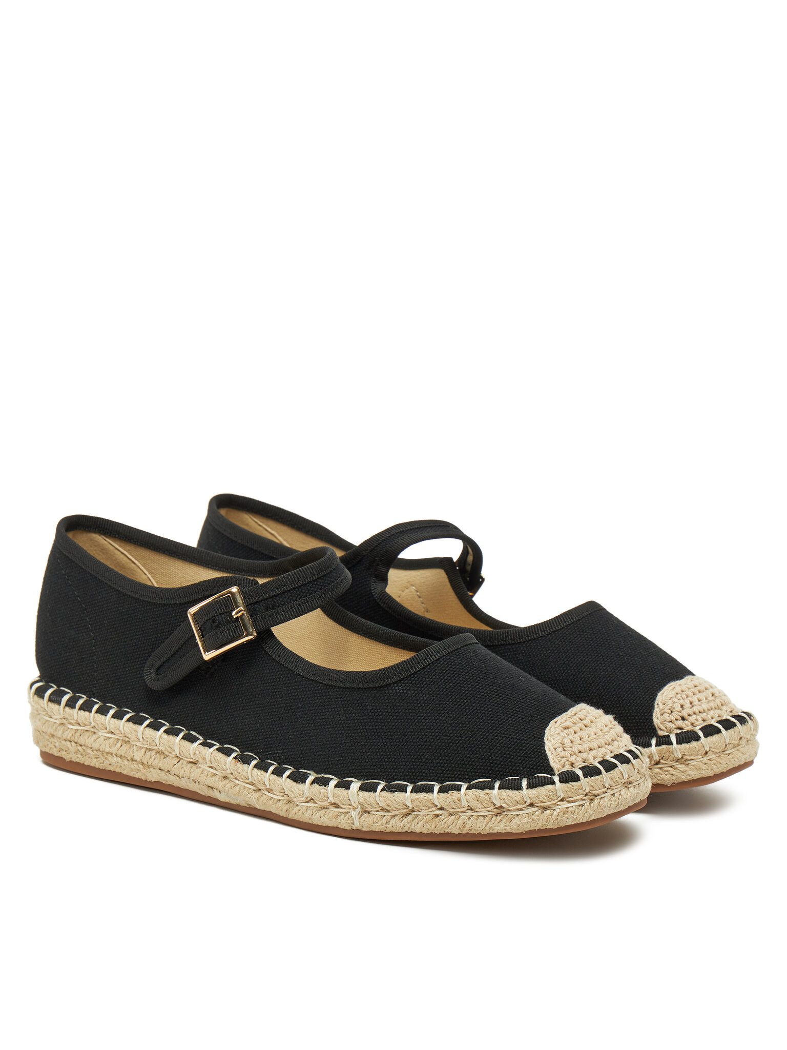DeeZee Deezee Damen Espadrilles Schwarz Q88-512-1 Espadrille