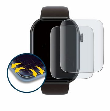 BROTECT Full-Screen Schutzfolie für Smartwatch IDW19 1.8", Displayschutzfolie, 2 Stück, 3D Curved matt entspiegelt Full-Screen Anti-Reflex