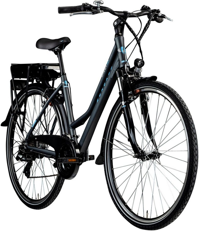 Thumbnail - Zündapp E-Bike Trekkingrad Green 7.7 Damen, 21 Gang Shimano Altus RD-M310 Schaltwerk, Kettenschaltung, Heckmotor, 374 Wh...