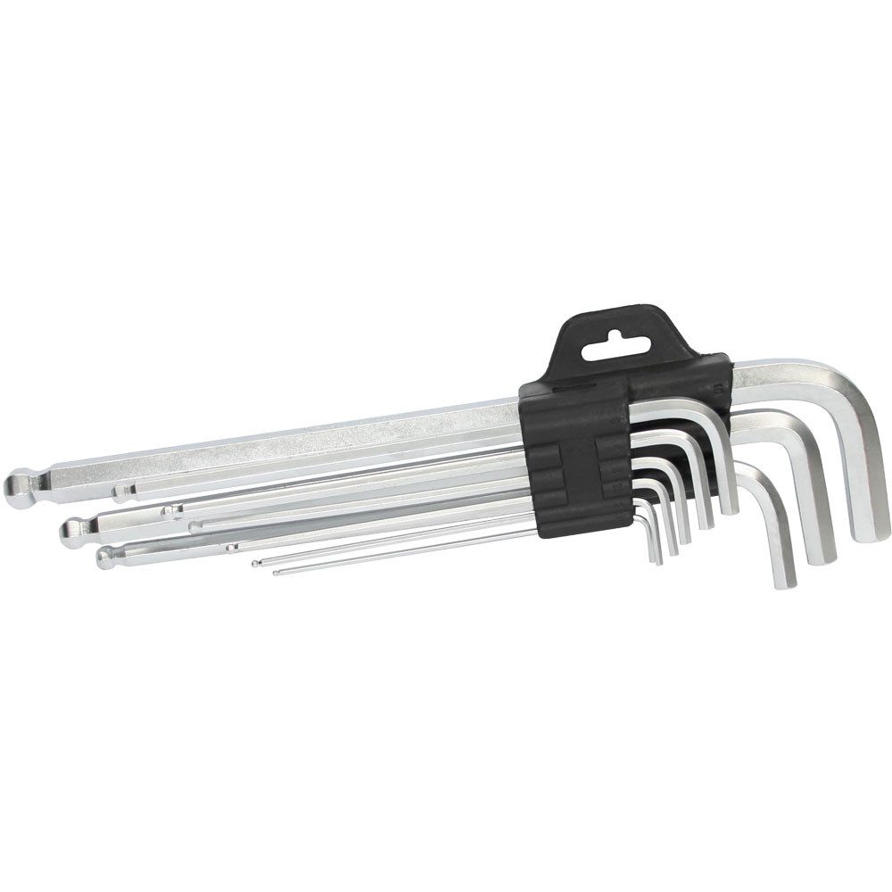 Inline Kabelbinder InLine® 43085 Sechskant Schlüssel-Set, lang, 9-teilig