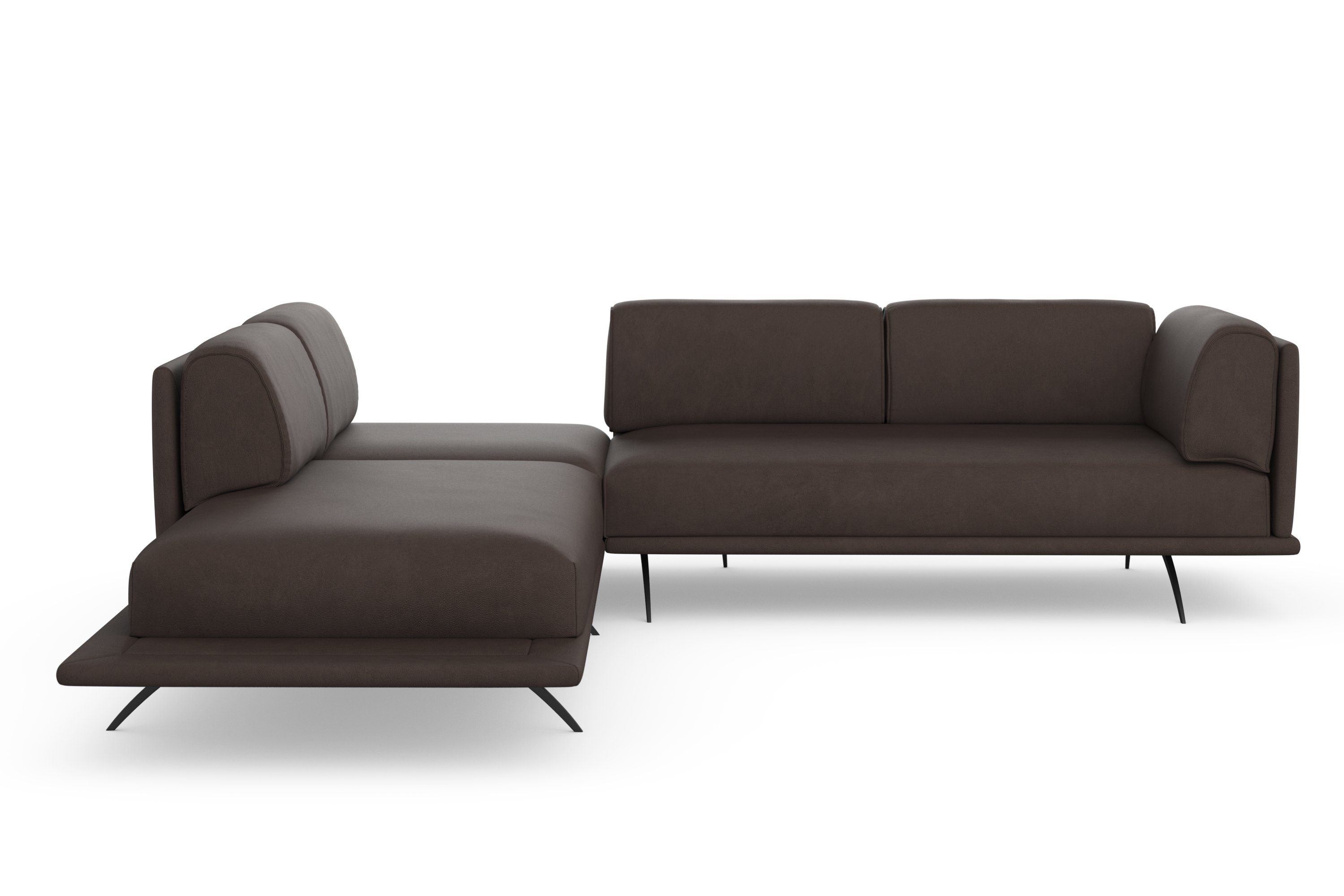 machalke® Ecksofa benito, Sockel mit bezogenem