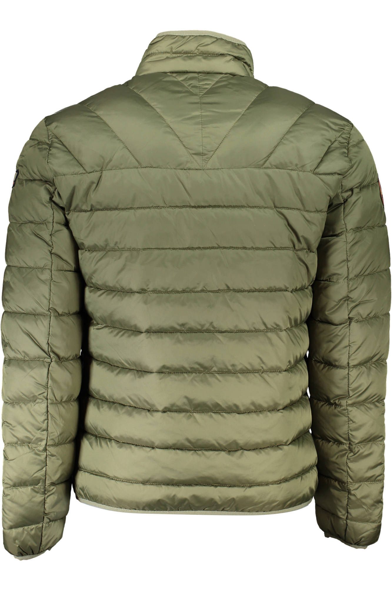 Napapijri Outdoorjacke Grüne Herrenjacke mit Logo und vielen Taschen für optimalen Komfort