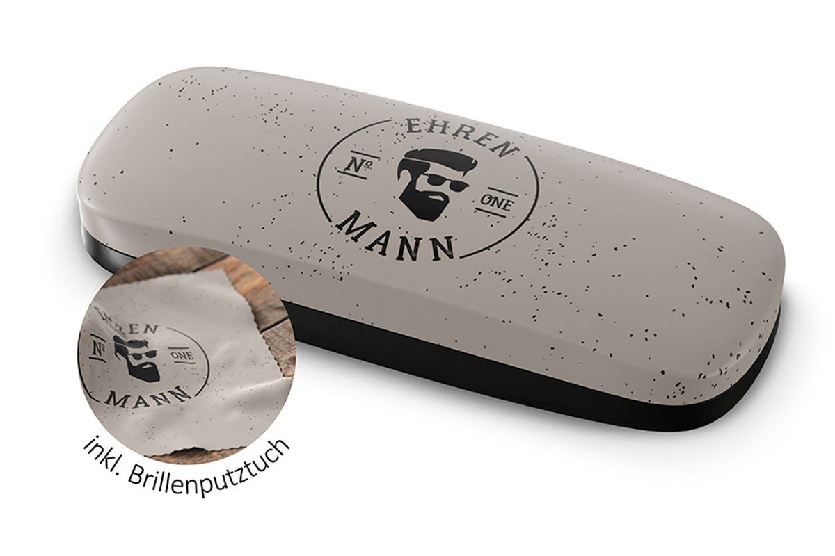 La Vida Brillenetui Brillenetui Brillentasche Brillenbox Hartschalen mit Putztuch La Vida