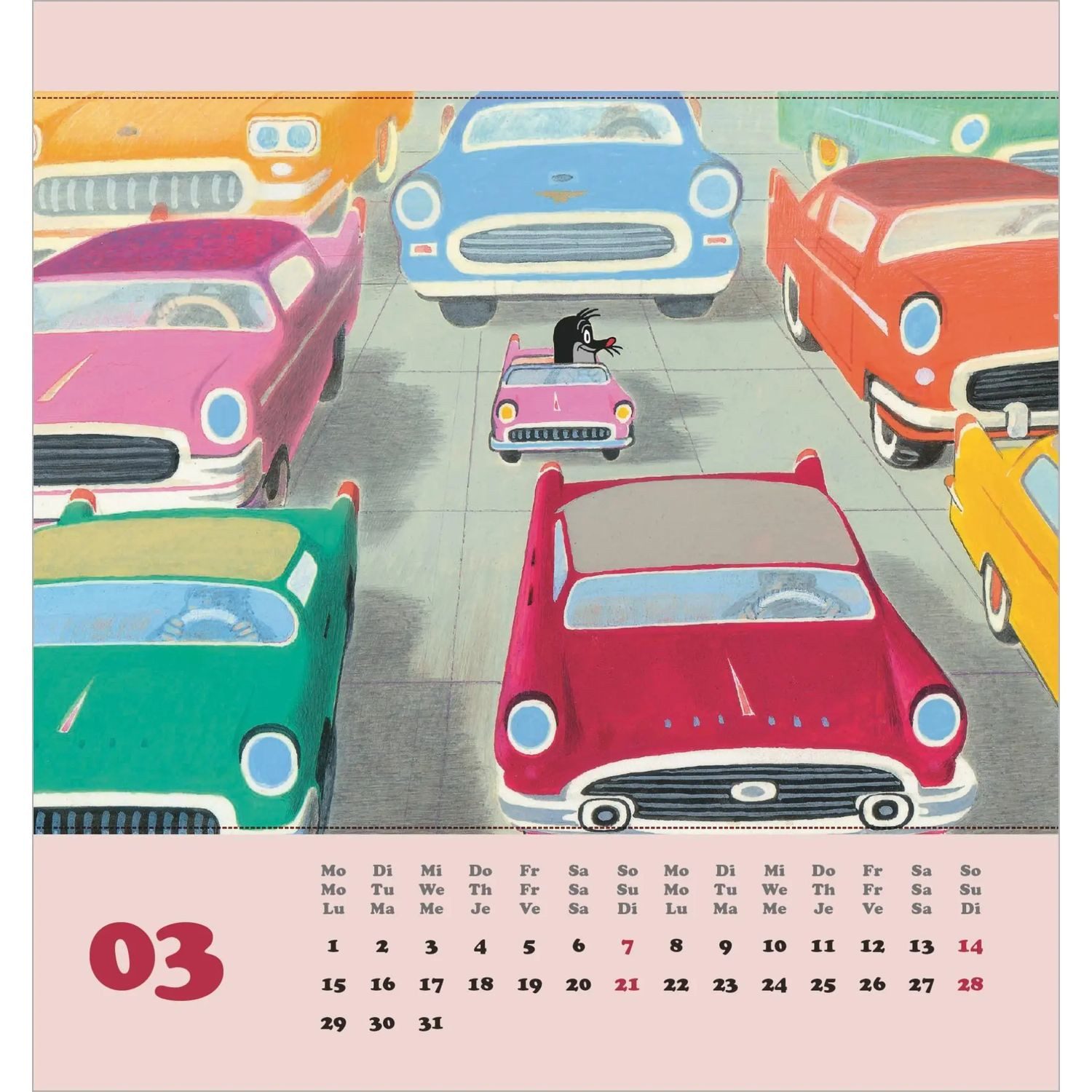 Wandkalender Der kleine Maulwurf 2027