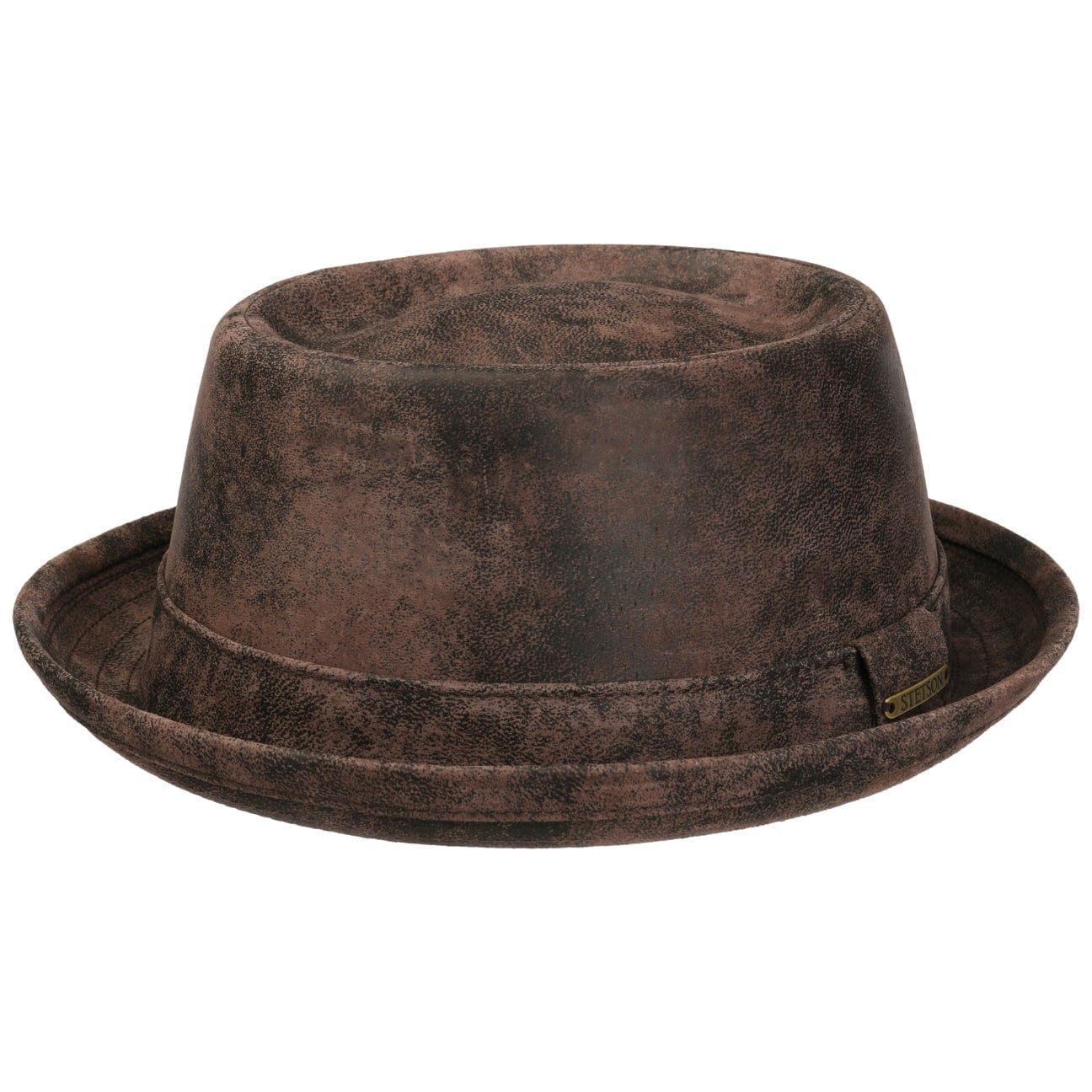 Stetson Fedora (1-St) Lederhut mit Futter