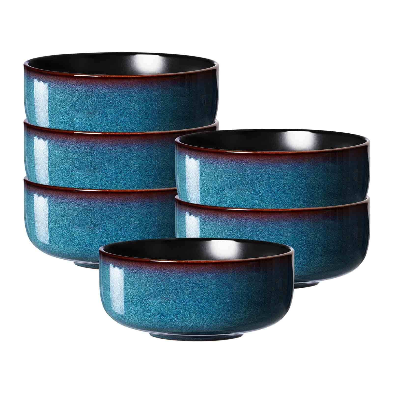 Ritzenhoff & Breker Schale Bali Müslischalen ø 14,5 cm 6er Set, Steinzeug, (6x Schale, 6-tlg)